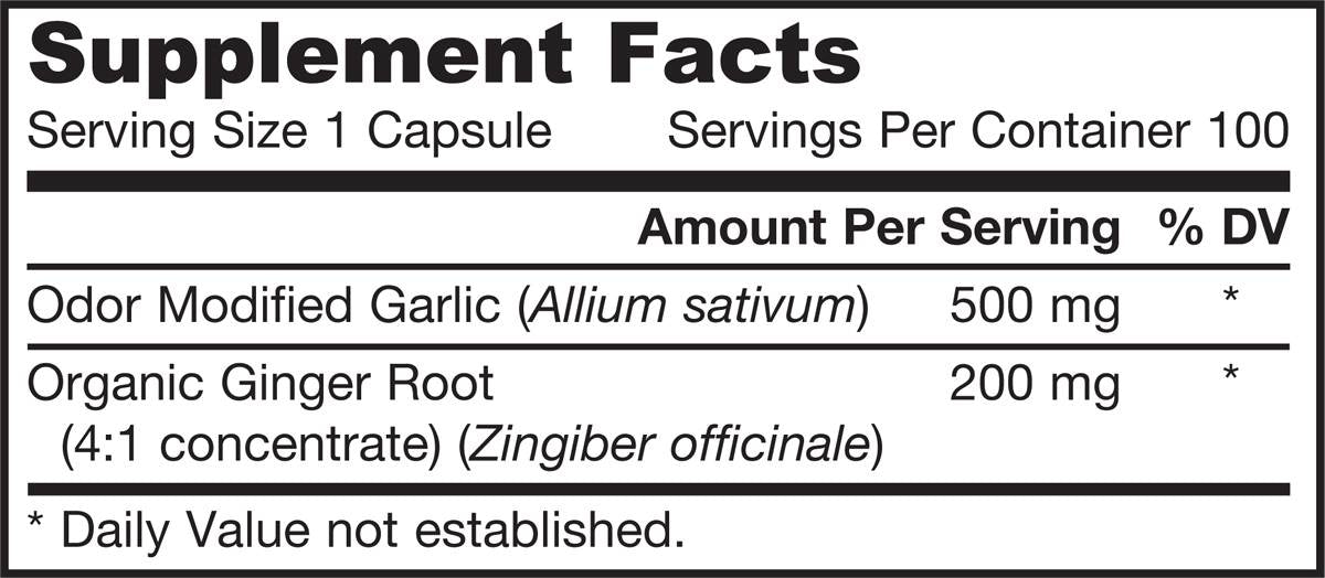 Češnjak i đumbir 700 mg 100 kapsula