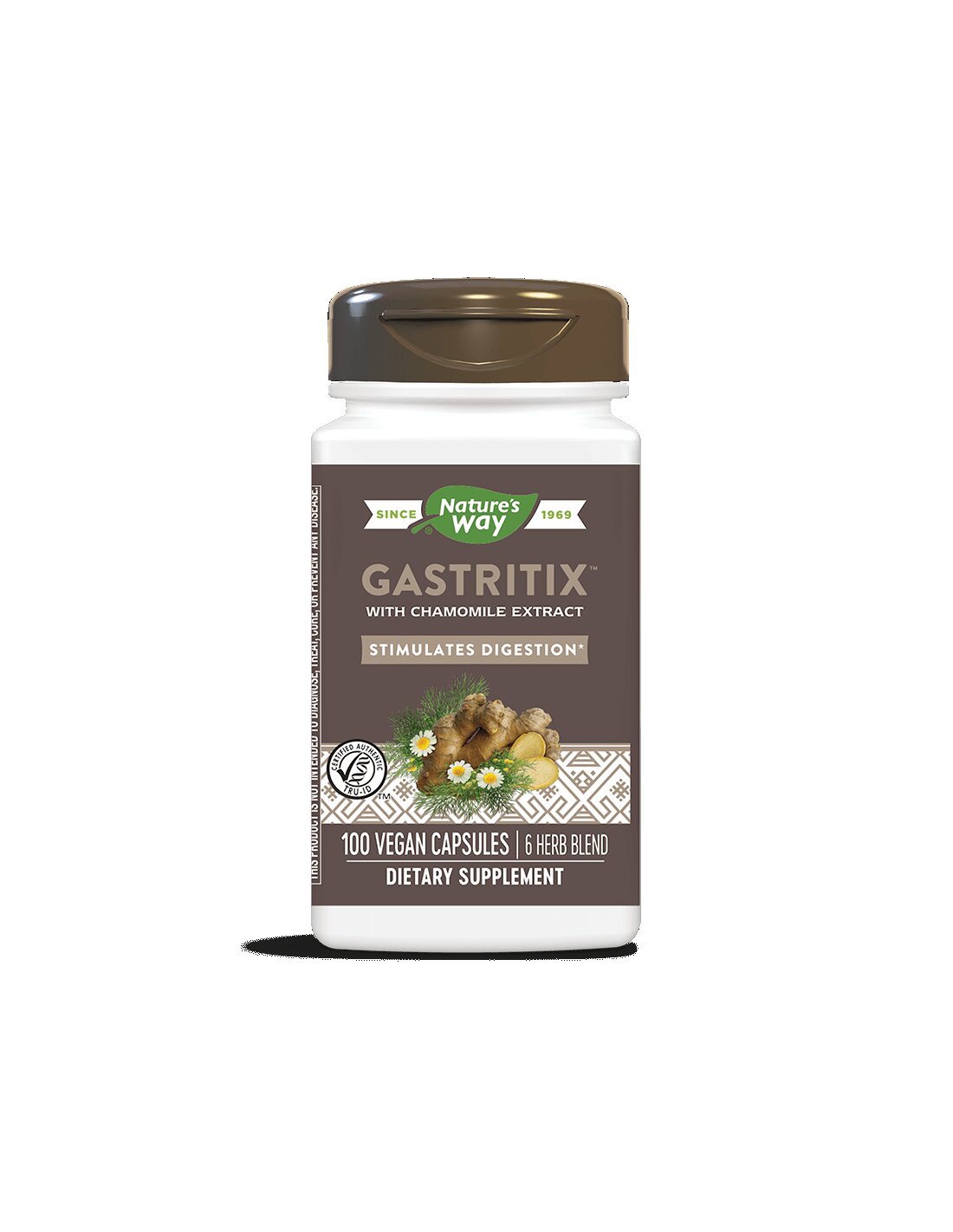 Gastritix™ - Gastritix™ biljna formula protiv plinova i nadutosti, 100 kapsula Nature's Way
