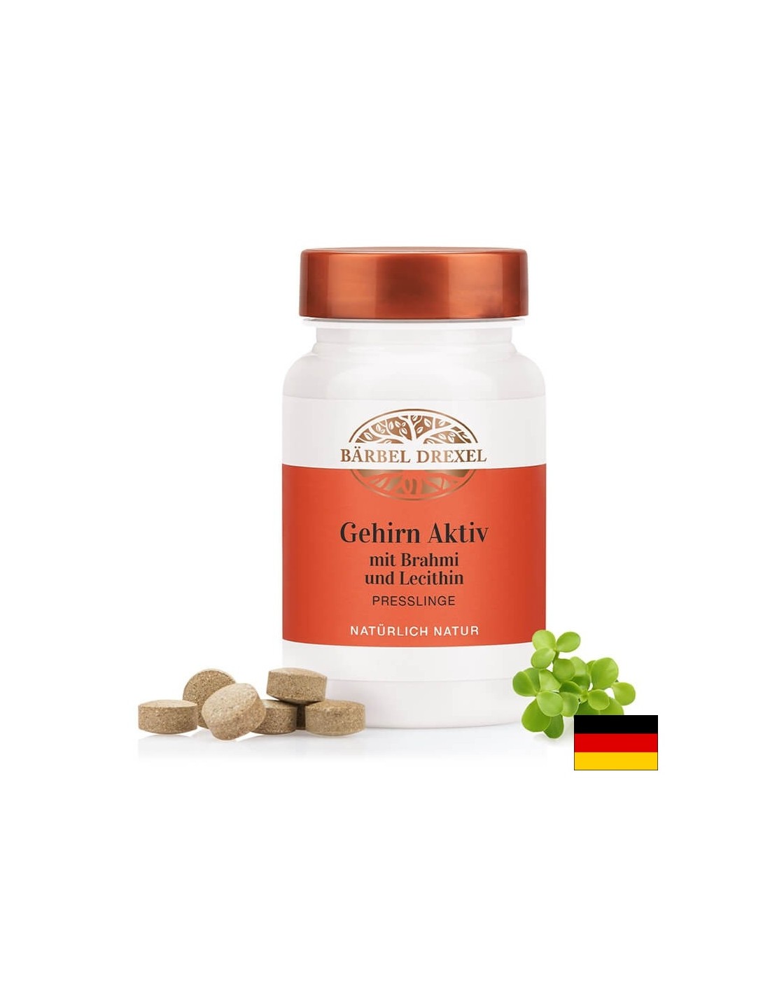 Gehirn Aktiv mit Brahmi und Lecithin/Za pamćenje i koncentraciju, 90 tableta <tc>Bärbel Drexel</tc>