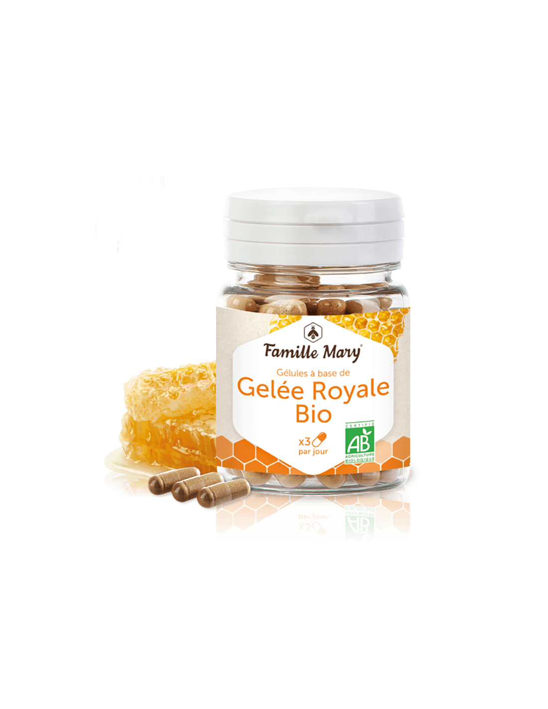 Gelée Royale Bio, 50 Famille Mary kapsula