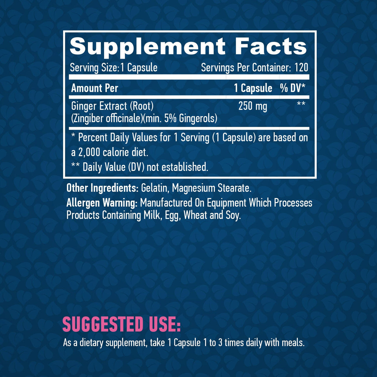 Đumbir 250 mg./120 Vkaps.