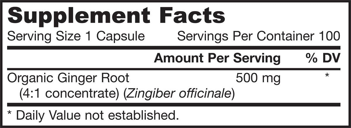 Koncentrat đumbira 4:1 500 mg 100 kapsula