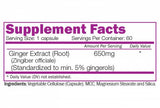 Ekstrakt korijena đumbira 650 mg - 60 kapsula