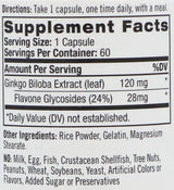 Ginkgo biloba 120 mg./60 kaps.