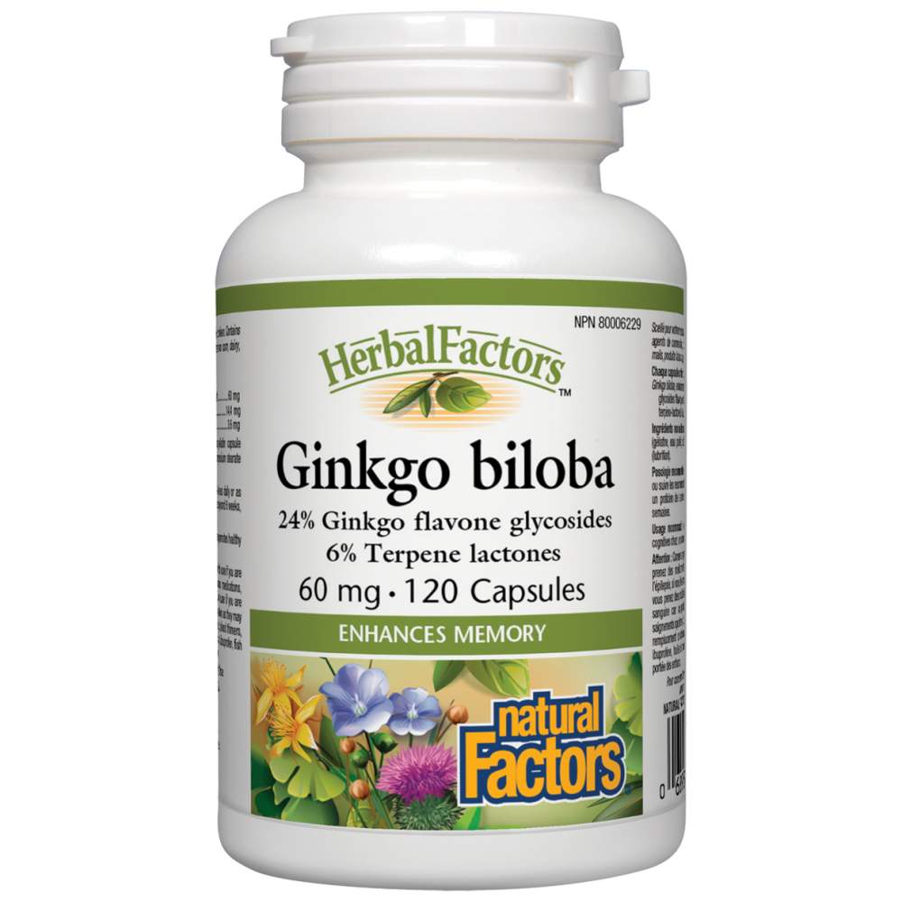 Ginkgo Biloba 60 mg - 120 kapsula