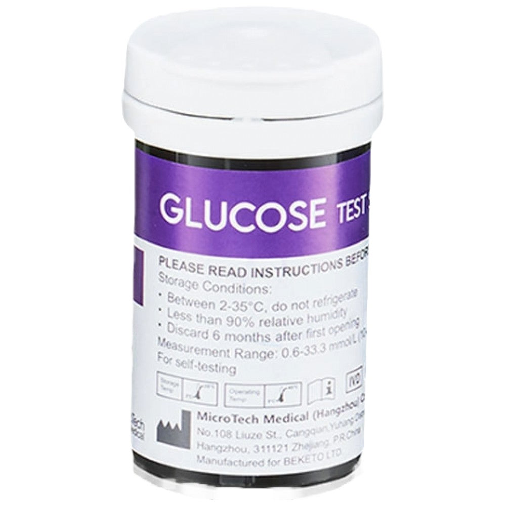 GluKeto Meter – Testovi za glukozu - 50 kom.