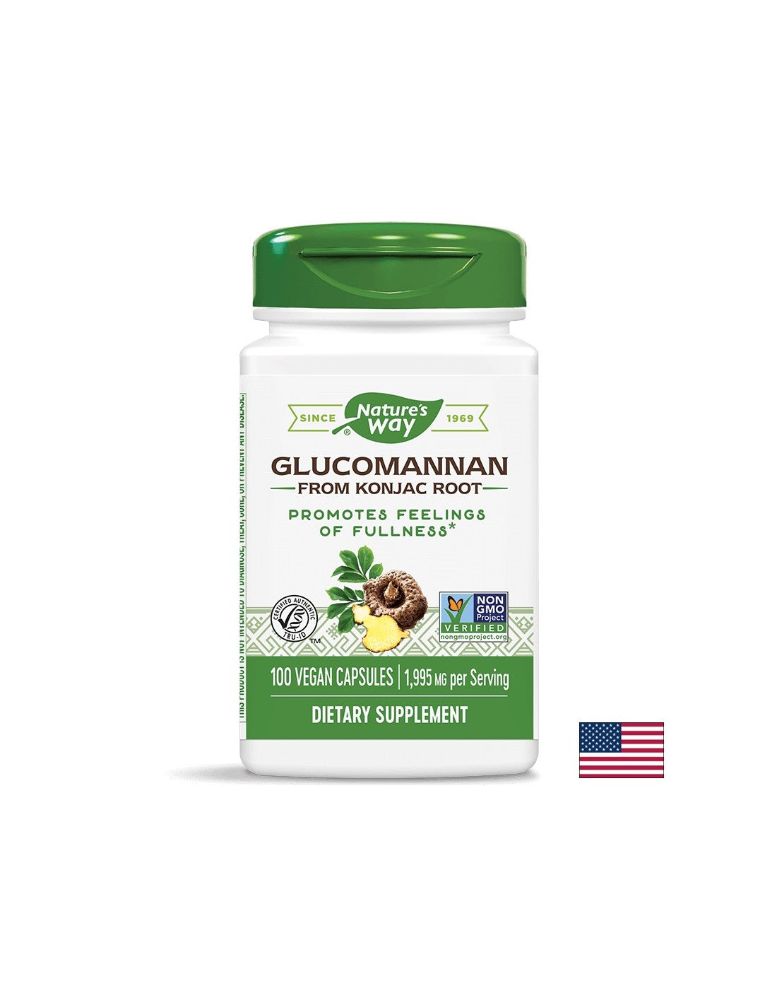 Glukomanan 665 mg - 100 kapsula
