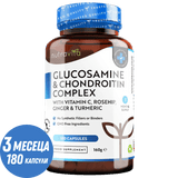 Glukozamin hondroitin /180 kapsula, 90 dana/ s kurkumom, đumbirom & Vitamin C <tc>Nutravita</tc>