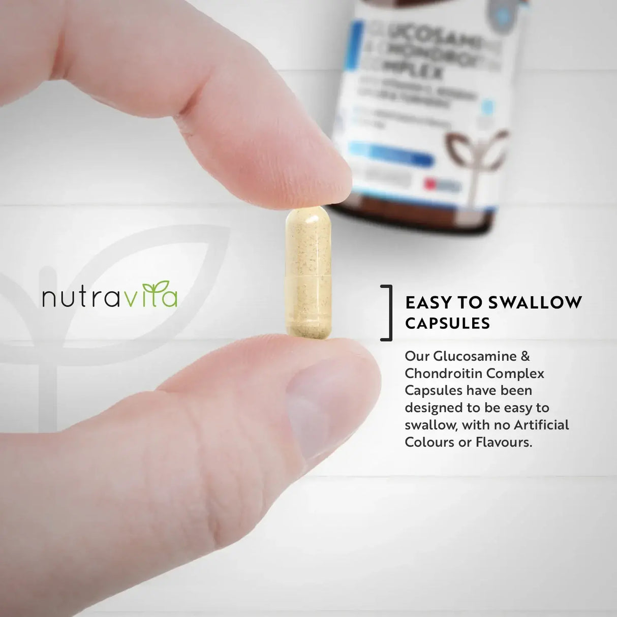 Glukozamin hondroitin /180 kapsula, 90 dana/ s kurkumom, đumbirom & Vitamin C <tc>Nutravita</tc>