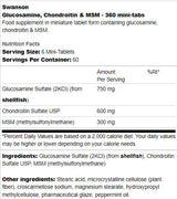 Glukozamin, hondroitin & MSM | Mini tablete - 360 tableta