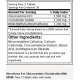 Glukozamin kondroitin s MSM - 90 tableta