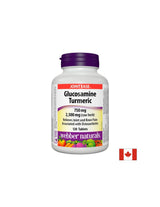 Glukozamin kurkuma - glukozamin sulfat + kurkuma - Zdravi zglobovi, 120 tableta <tc>Webber Naturals</tc>