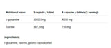 Glutamine 1250 XtraCaps - 360 kapsula