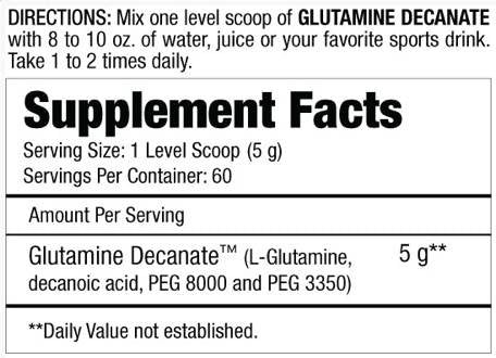 Glutamin dekanat - 300 grama
