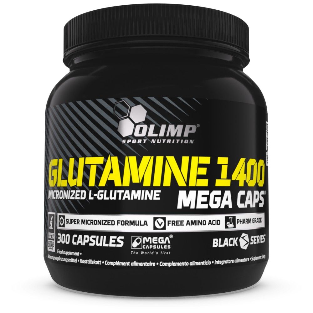 Glutamine Mega Caps 1400 - 300 kapsula