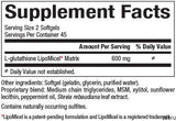 Glutation LipoMicel Matrix 300 mg - 90 gel kapsula