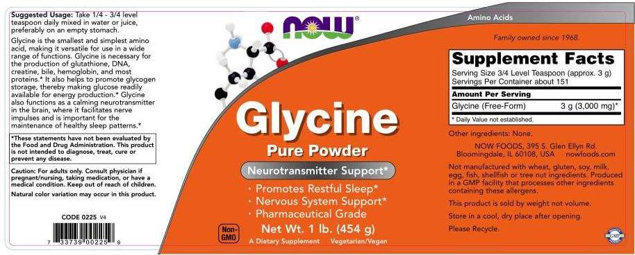 Glicin u prahu - 454 grama