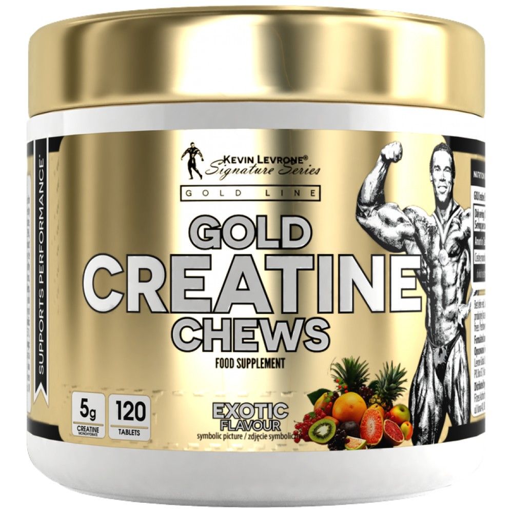 Gold kreatin žvakaće | Kreatin monohidrat - 120 tableta za žvakanje