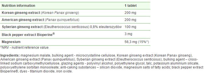 Gold Ginseng - 30 tableta