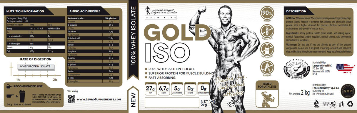 Gold Line/Gold Iso Whey 90% Stara verzija 2000 grama