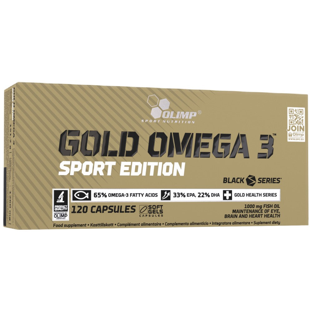 Omega 3 Gold Sport Edition - 120 gel kapsula