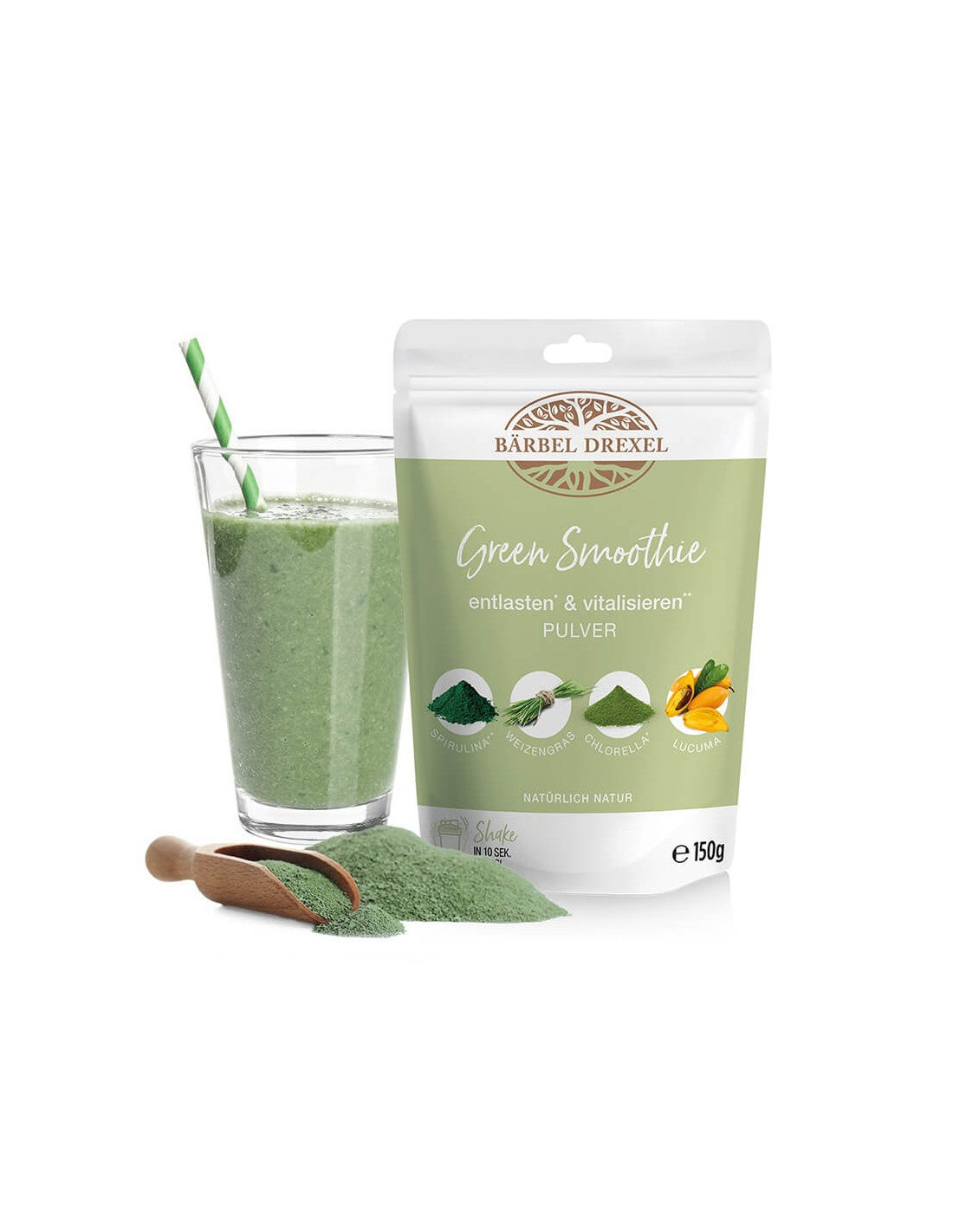 Zeleni smoothie/Zeleni smoothie (mješavina zelenih organskih namirnica), 150 gr <tc>Bärbel Drexel</tc>