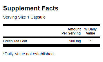 Zeleni čaj 500 mg - 30 kapsula