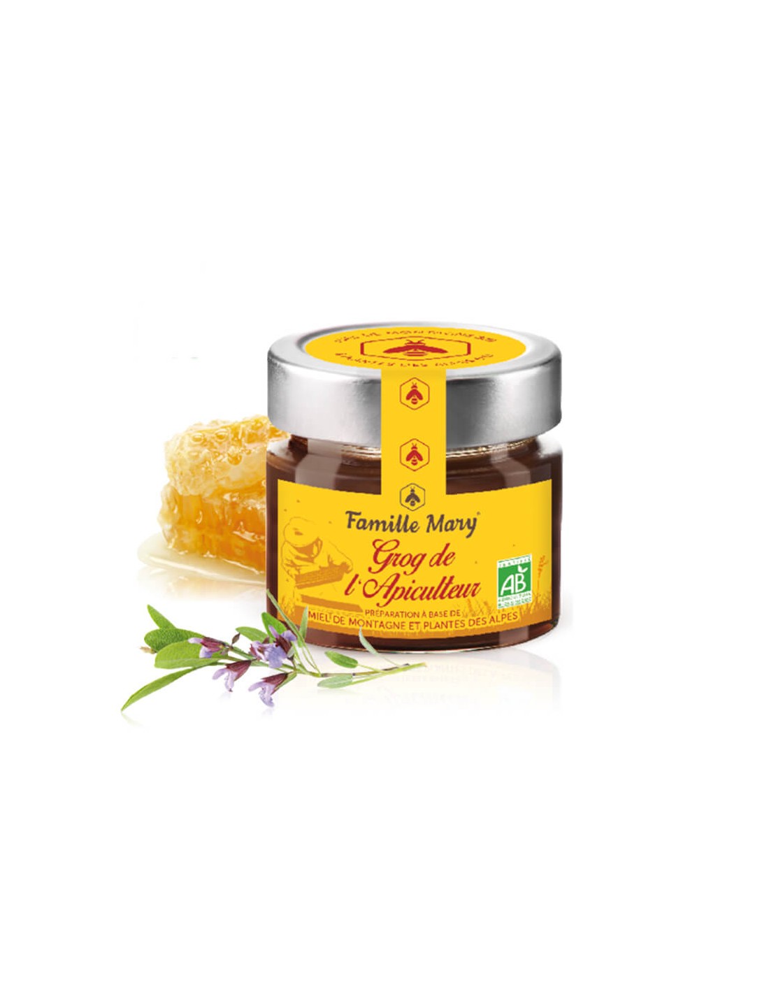 Grog de l'Apiculteur/Grog od alpskog meda, propolisa i alpskog bilja, 100 g Famille Mary