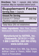 Guarana 200 mg./90 kaps.