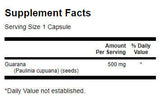 Guarana 500 mg - 100 kapsula