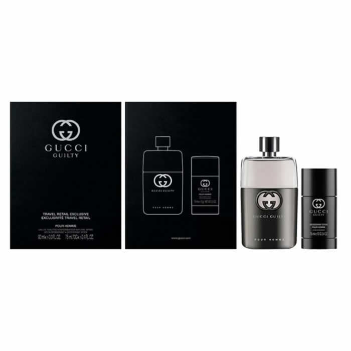 Gucci Guilty Homme toaletna voda u spreju 90 ml set 2 komada
