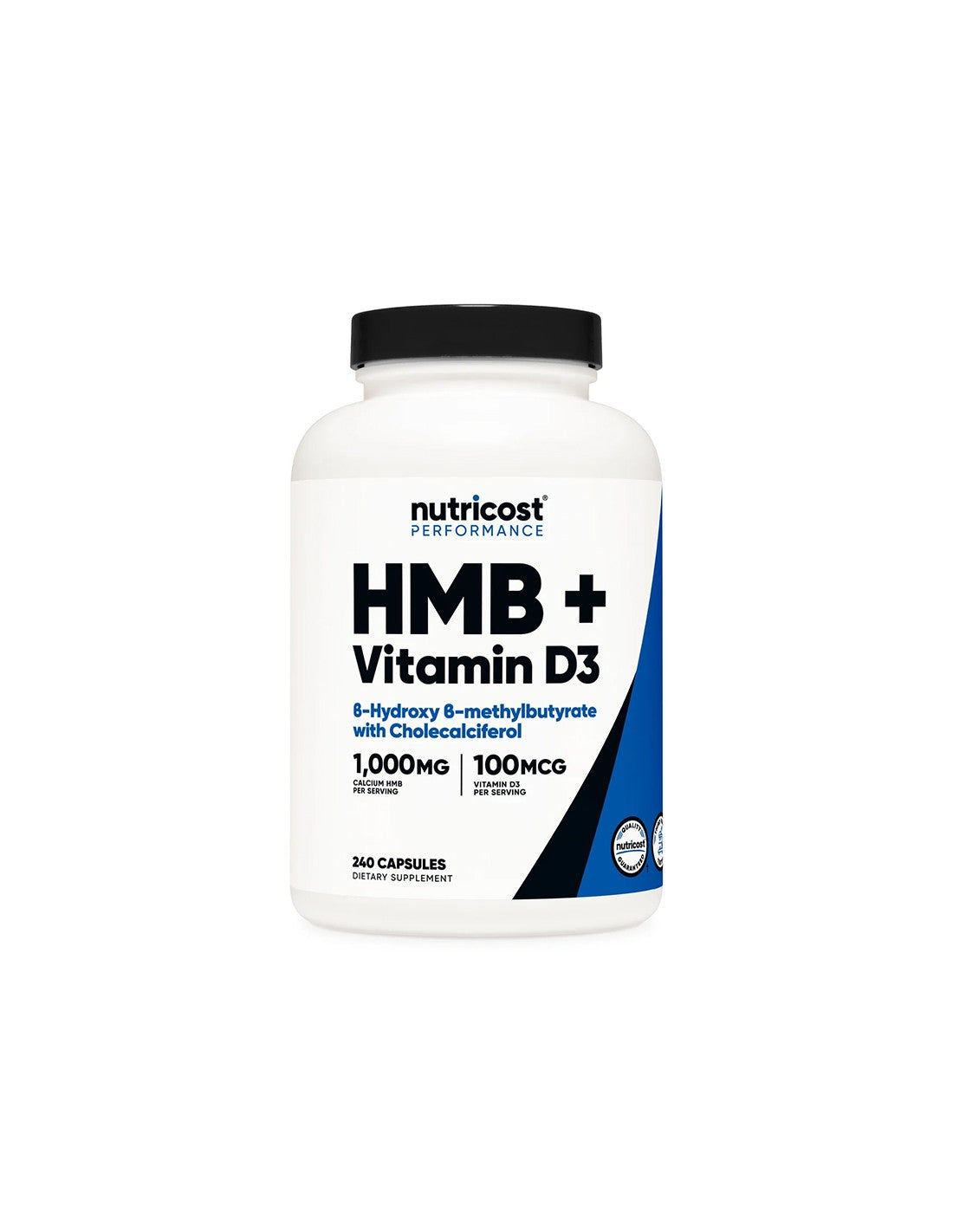 Njega kostiju, zglobova i mišića - HMB + Vitamin D3, 240 kapsula