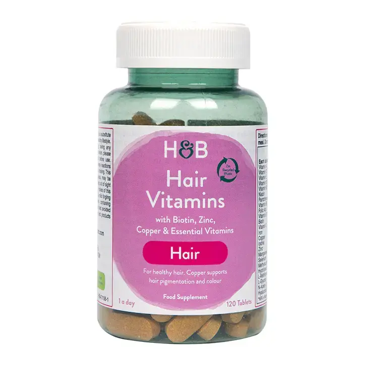 Vitamini za kosu s kolagenom (Hair Vitamini) 120 tableta HOLLAND & BARRETT