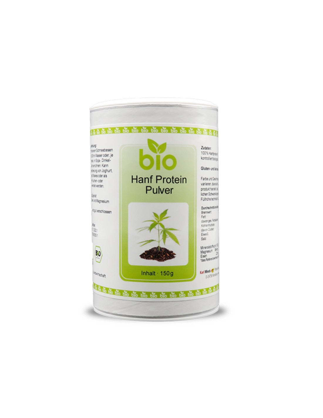 Hanf Protein Pulver - Konopljin proteinski prah, 150 g <tc>Karl Minck</tc>