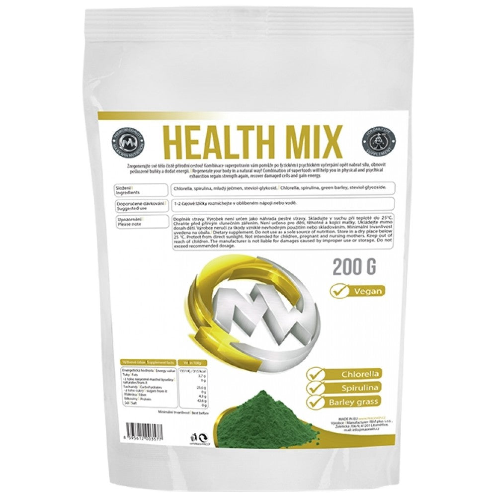 Health Mix Vegan | s klorelom, spirulinom i ječmom - 200 grama