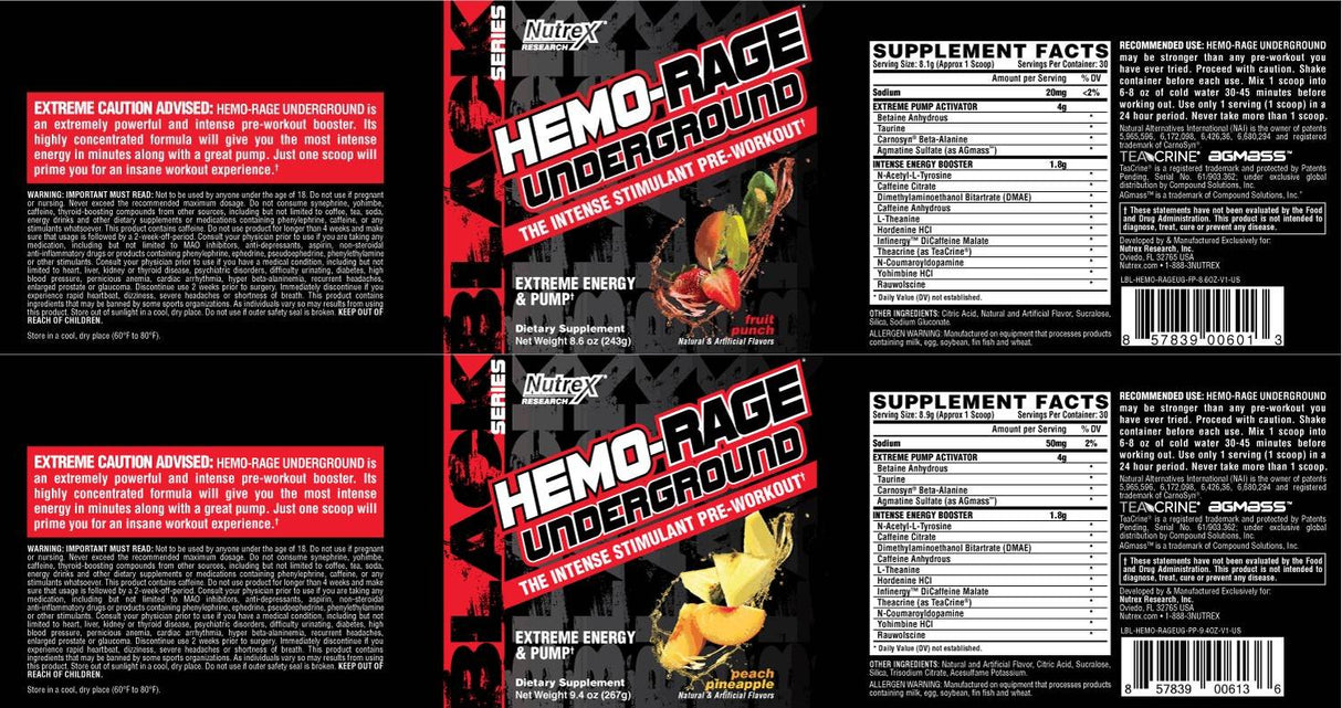 Hemo Rage Underground - 243 grama