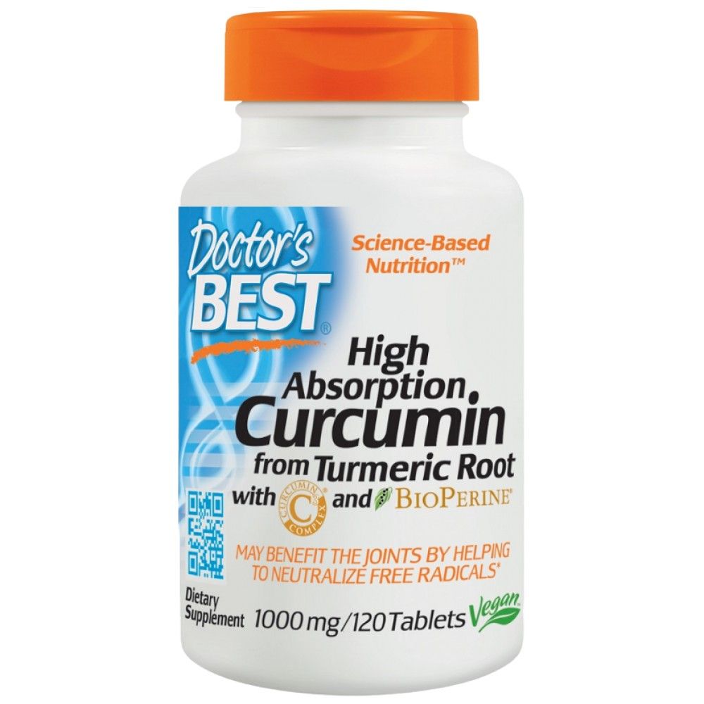 Kurkumin visoke apsorpcije 1000 mg | S C3 kompleksom & BioPerine - 120 tableta