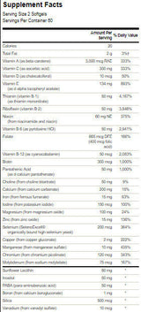 High Potency Softgel Multi - 120 gel kapsula
