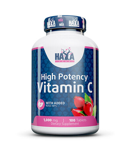 Visoko potentni vitamin C 1000 mg s bokovima šipka 100 tableta.