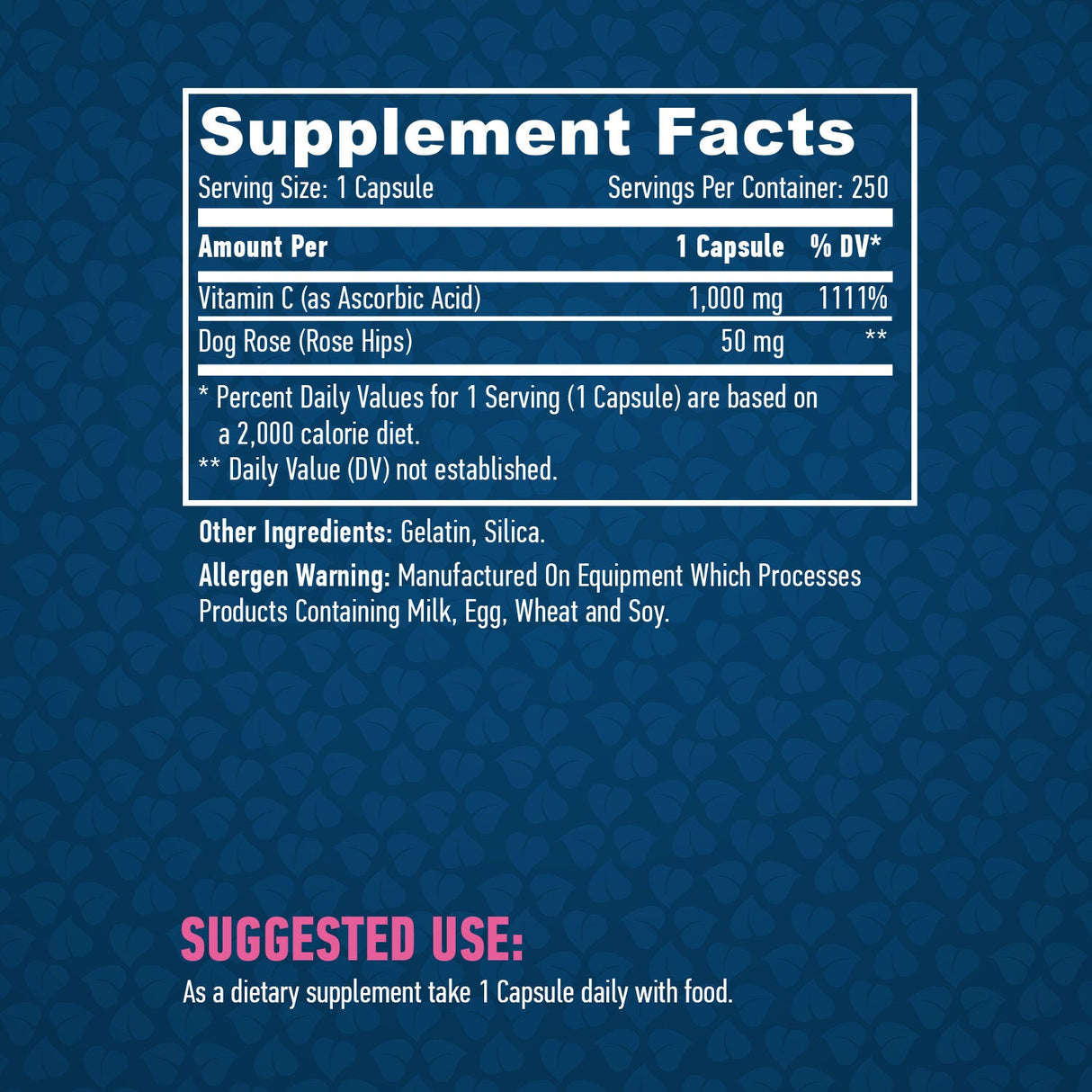 Visoko potentni vitamin C 1000 mg s bokovima šipka 250 kap.