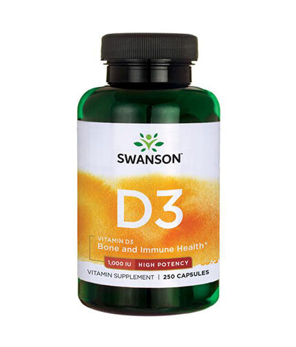 Visoko potentni vitamin D3 1000 IU - 250 kapsula
