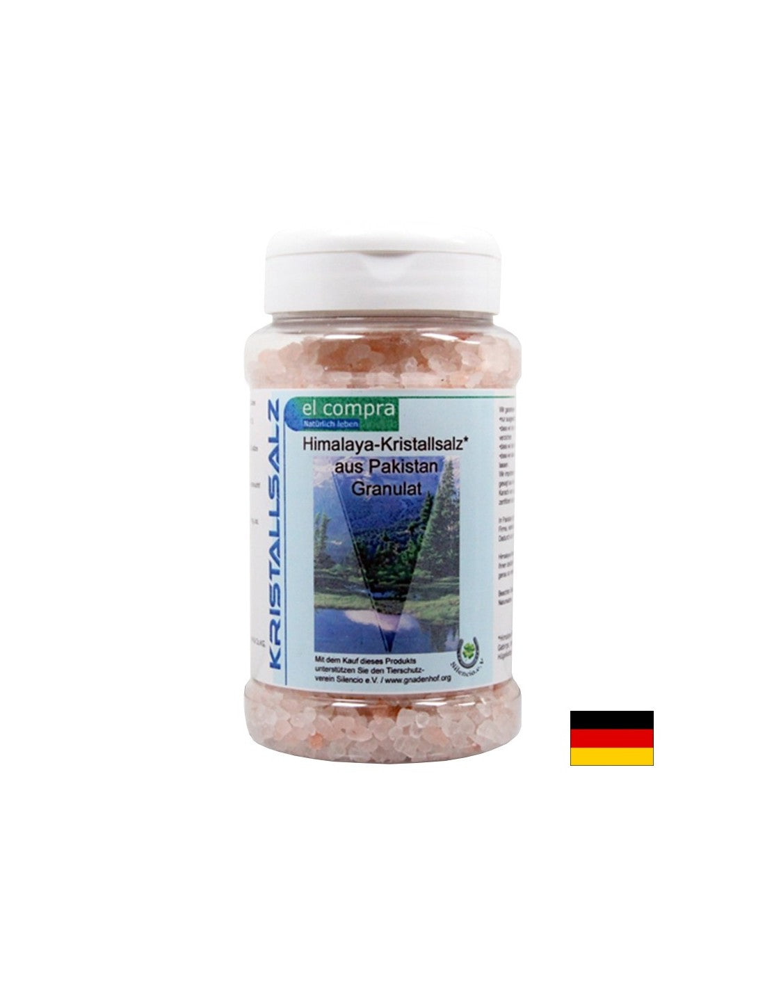 Himalaya Kristallsalz aus Pakistan Granulat - Himalajska sol iz Pakistana, 550 g velikih kristala El Compra
