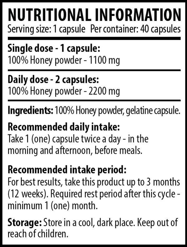 Honey Care 40 kapsula