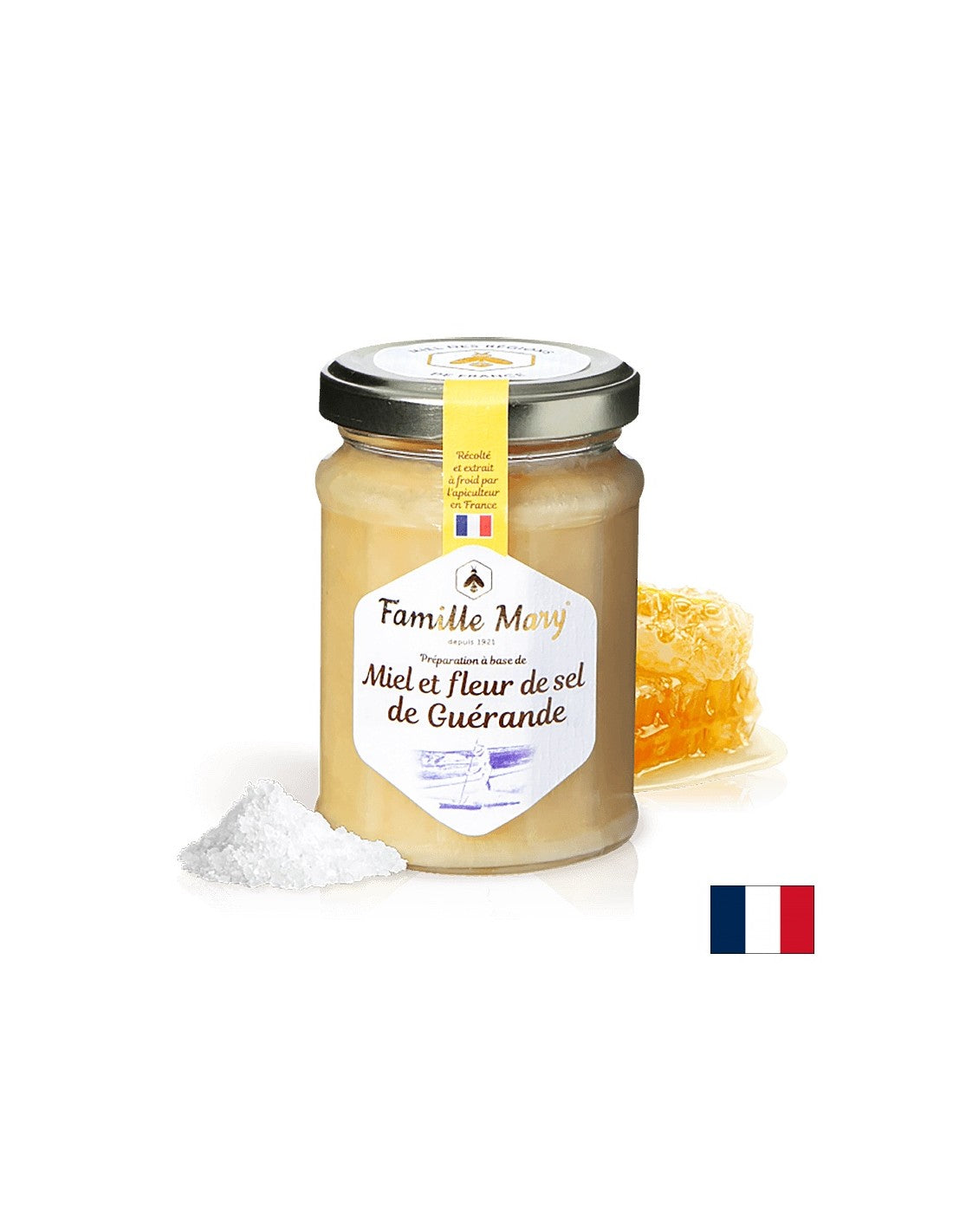 Med & fleur de sel de Guérande - Med i morska sol, 230 g