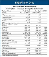 Hidratacija+ | Elektrolit & Vitaminski prah - 240 grama