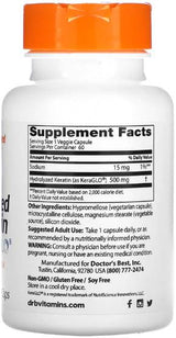 Hidrolizirani keratin 500 mg | s KeraGLO® - 60 kapsula