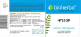 Biljka izopa 330 mg - 100 kapsula