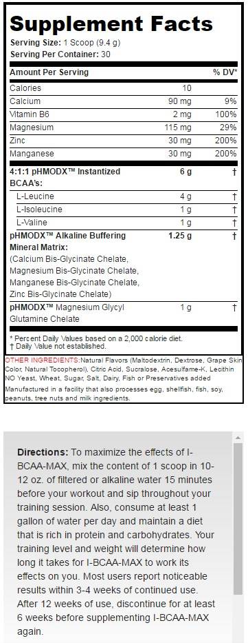 I-BCAA MAX 282 grama