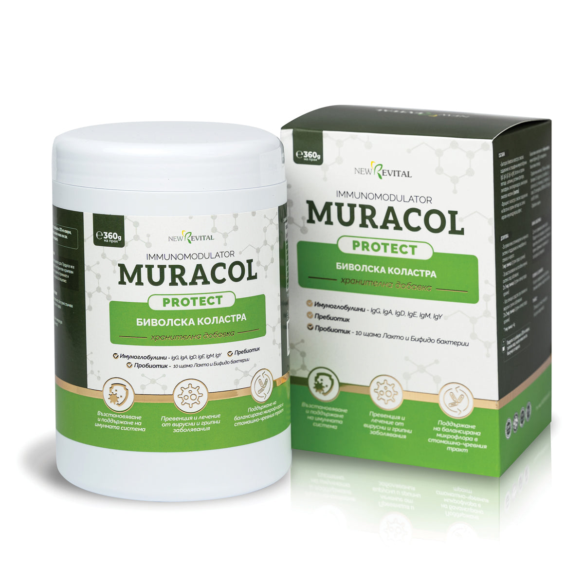 100% liposomalni bivolji kolostrum 360 g <tc>Muracol</tc> Zaštita | HALAL