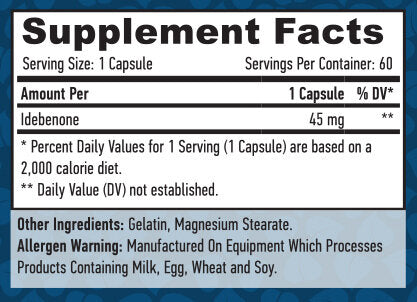 Idebenon 45 mg./60 kaps.